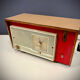Old motel lamp radio