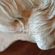 Ancient large bas-relief plaster sculpture of the Goddess Nike