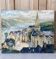 Oil on canvas Belle Ile en mer - Sauzon signed