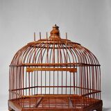 Vintage Chinese Bamboo Decorative Bird Cage