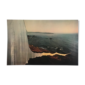Poster photographique de Christo, Running Fences, Sonoma and Marin Counties, California, 1972-76