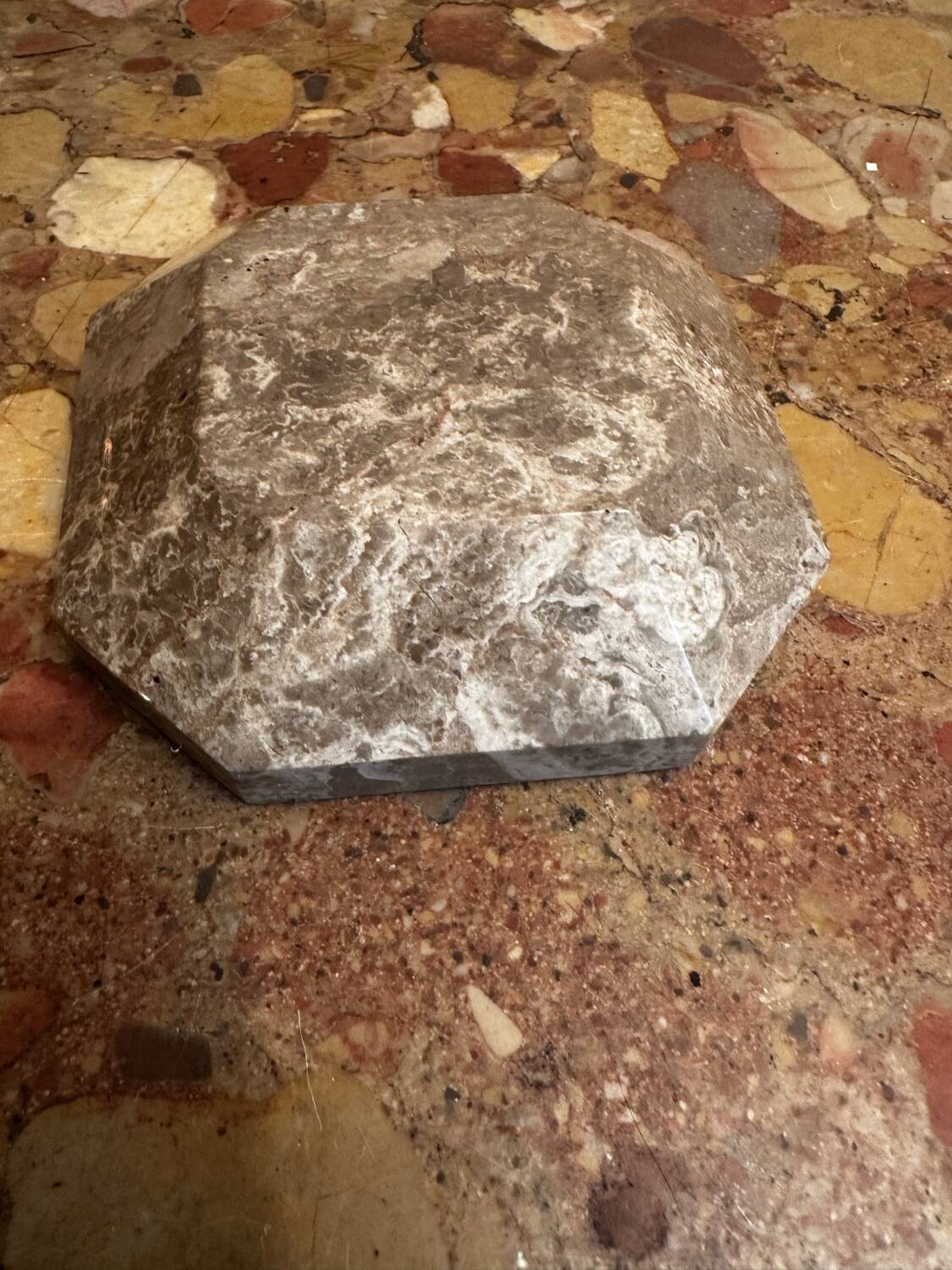 Ashtray, marble catch-all.