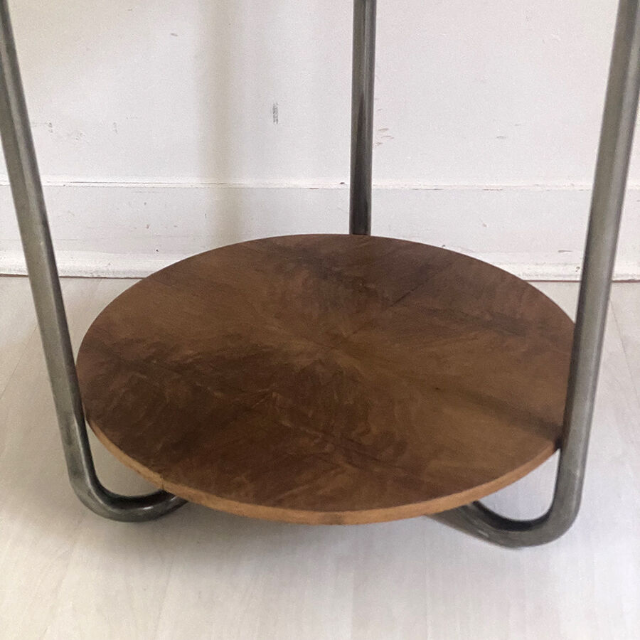 Vintage pedestal table 50's