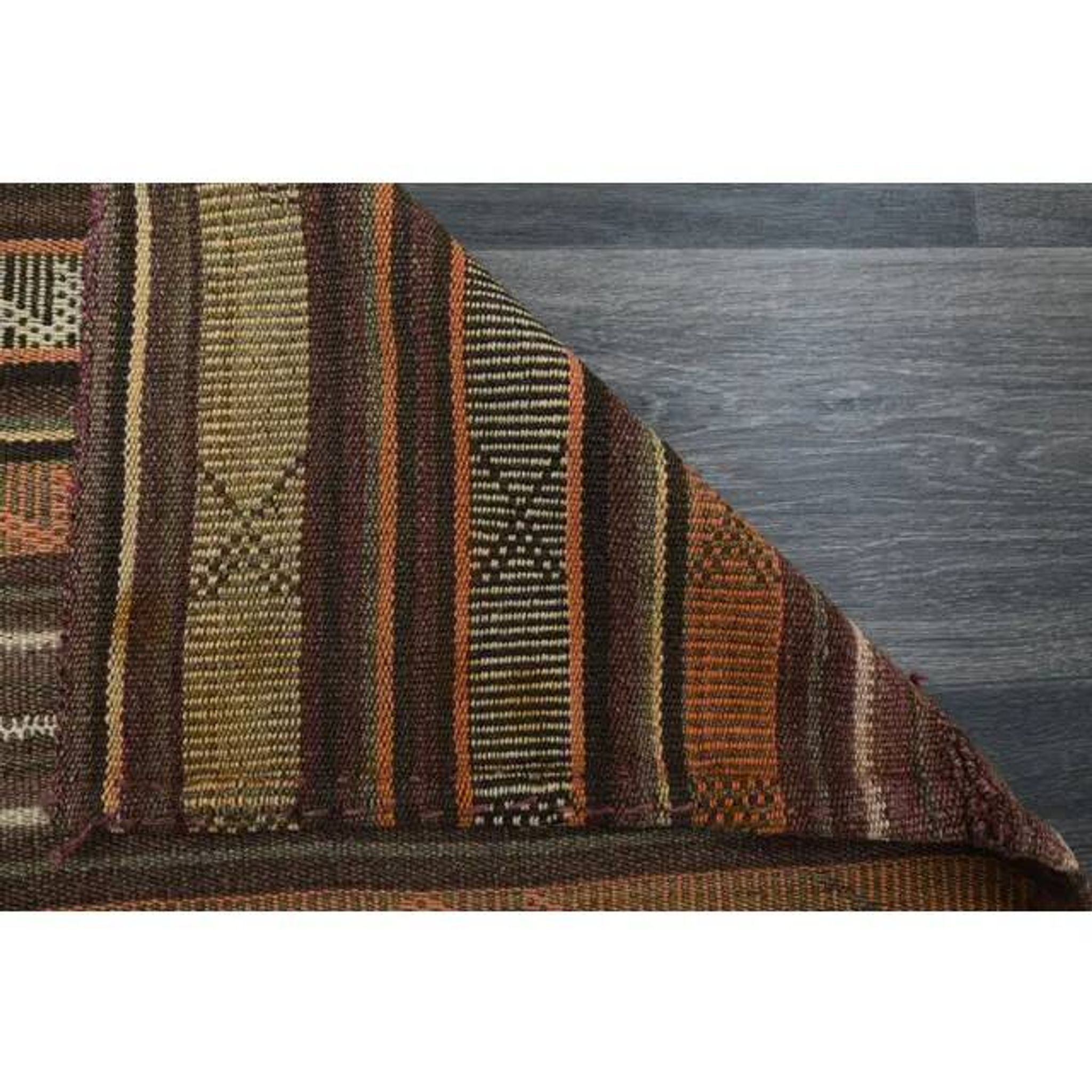 1970s Vintage Turkish Oushak Handmade Wool Cotton Orange Runner Rug 73x267