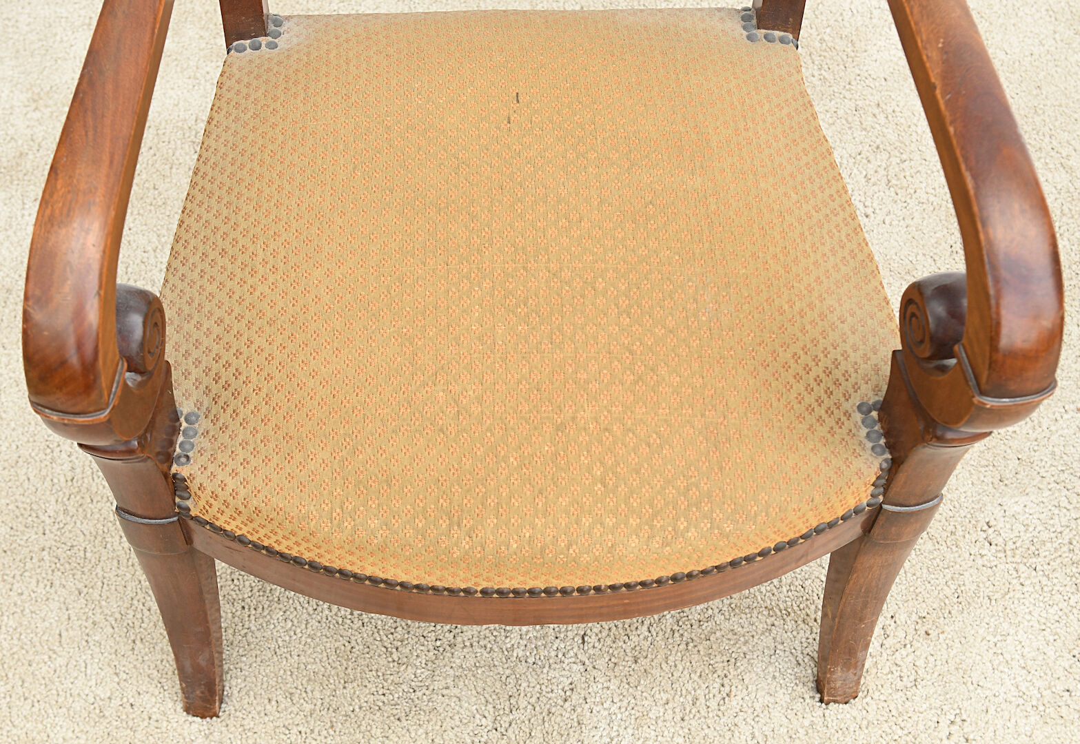Pair of Empire style armchairs