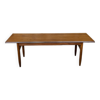 Table basse danoise vintage en teck, circa 1960’s