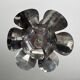 Vintage chrome flower-shaped pendant (1970)