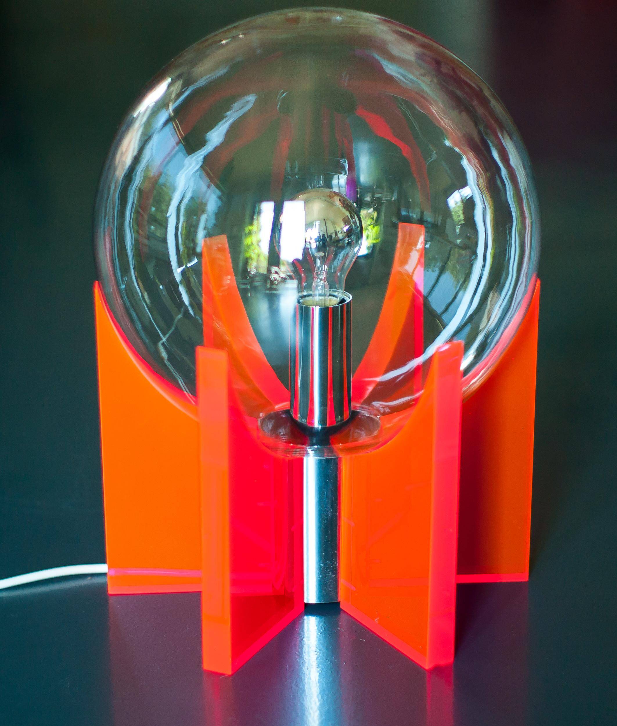 Acrylic lamp "King Sun"