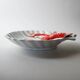 Vintage ceramic serving dish from the 1980s, hand-painted lobster design.