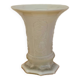 Vintage white opaline vase