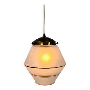 suspension en verre opalin - 1930