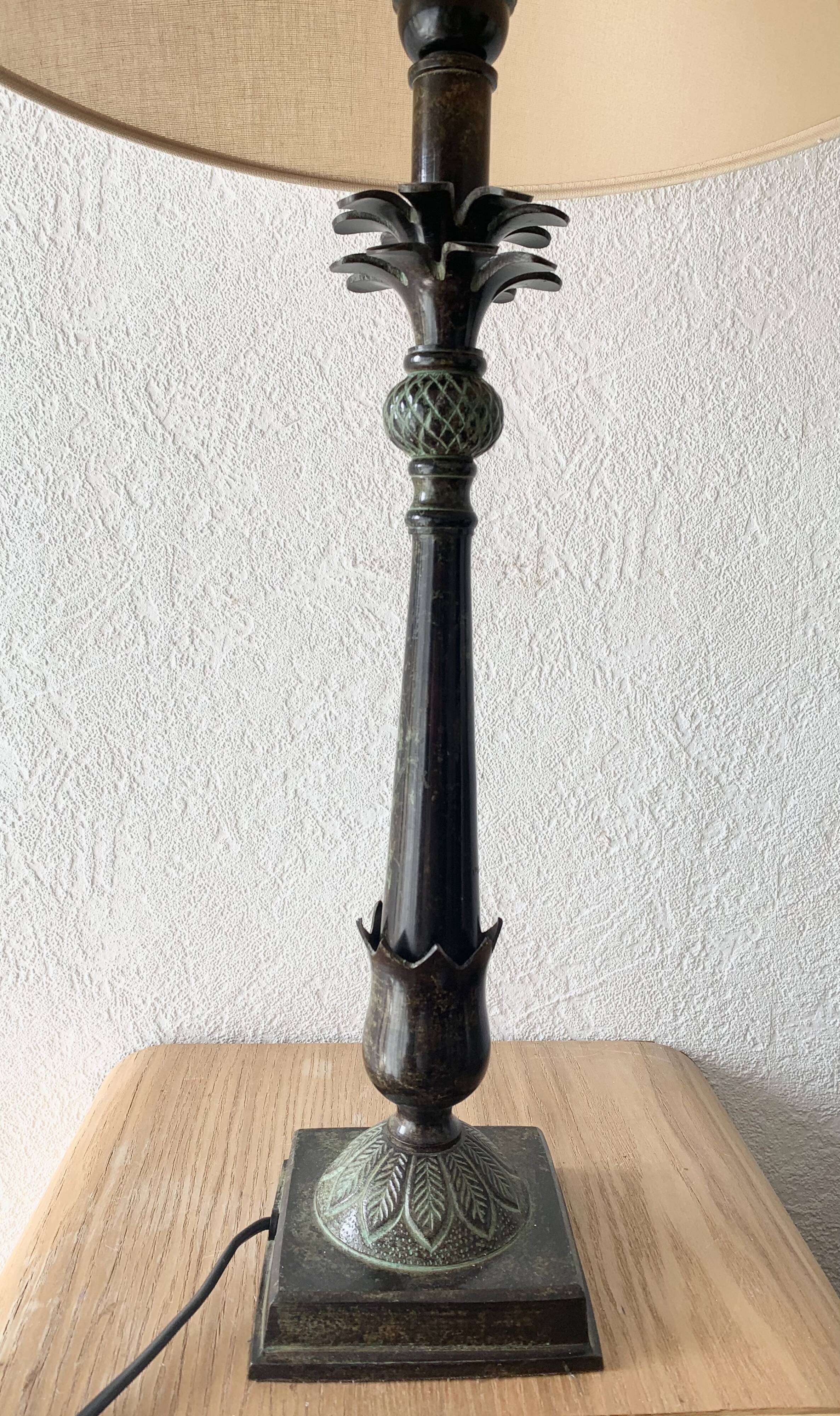 Vintage palm lamp