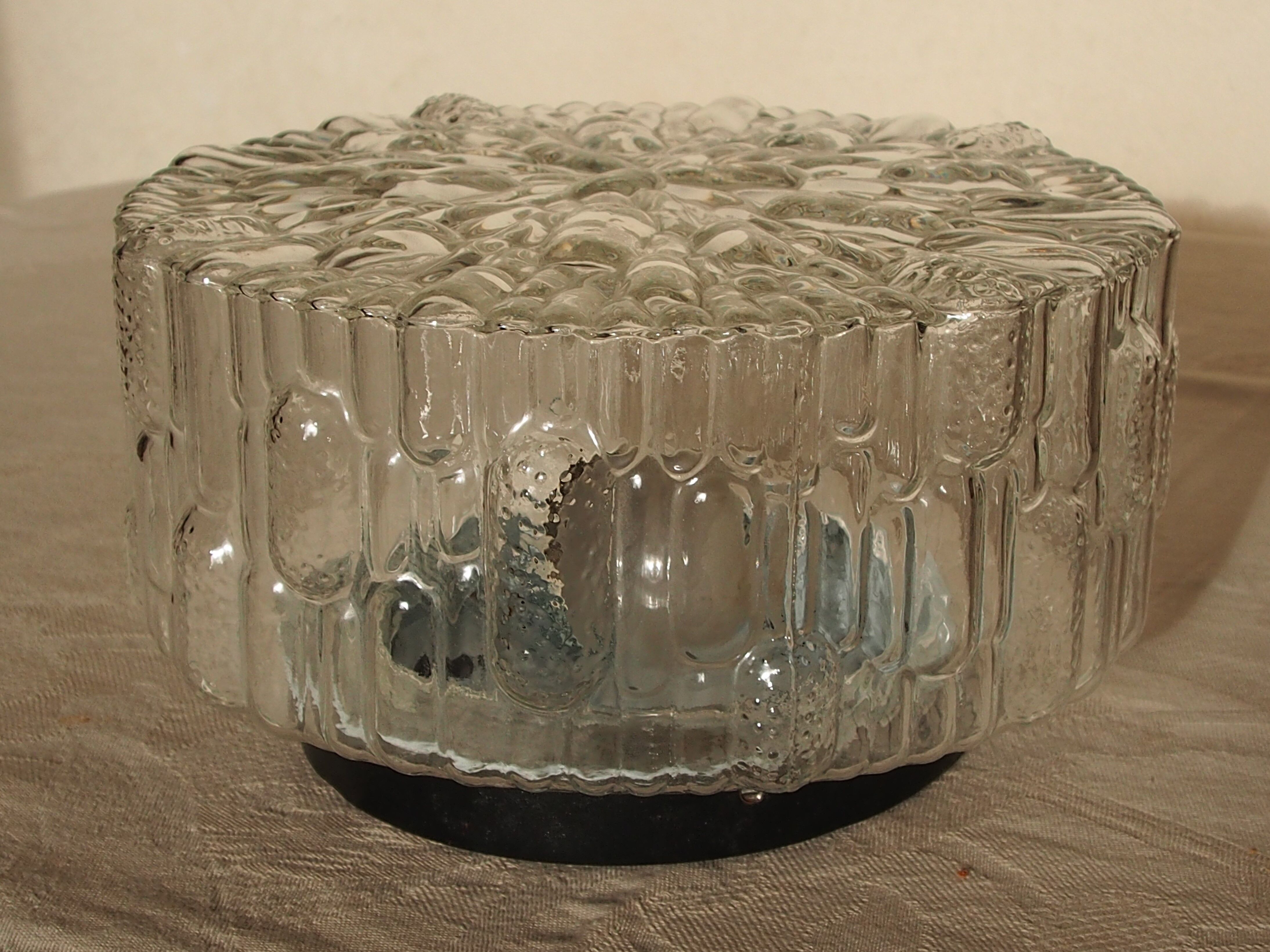 Vintage glass ceiling lamp