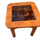 Table basse carrée art déco, Allemagne années 1950.