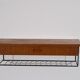 Scandinavian teak hanging bedside 1960