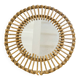 Rattan mirror
