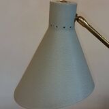 Gray metal diabolo lamp, 1950