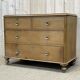 Nineteenth century Victorian chest of drawers in fir and glass buttons