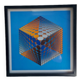 Vasarely original lithograph