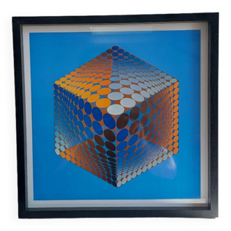 Vasarely lithographie originale