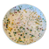 Deep plate - khaki terrazzo