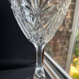 4 verres en cristal taillé