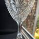 4 verres en cristal taillé