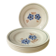 Set of 6 dessert plates HBCM Queen Model