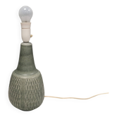 Pied de lampe en céramique gris-vert par Einar Johansen, années 1970-1980