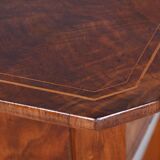 Restored Small Biedermeier Side Table, Walnut, Spruce, Maple, Austria, 1820s