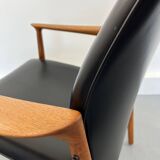 Mid-Century Danish Teak Armchair by Grete Jalk for Glostrup, 1960s