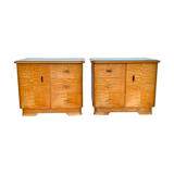 Pair of vintage 50s bedside tables