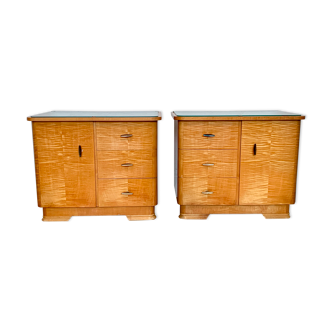 Pair of vintage 50s bedside tables