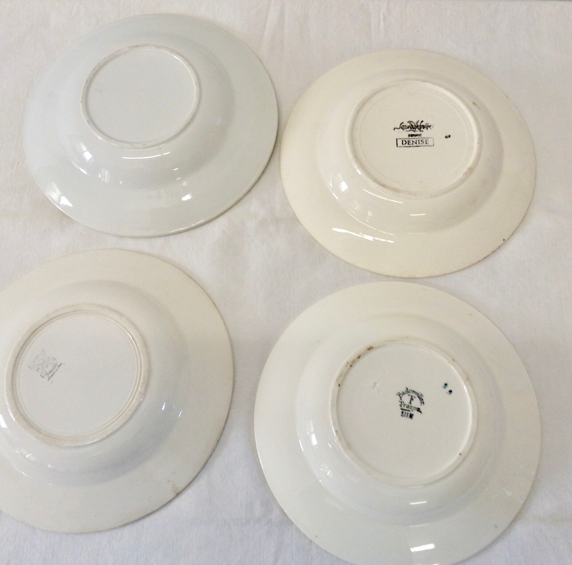 Ensemble de 4 assiettes creuses