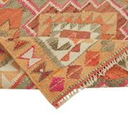 Tapis kilim vintage Herki tissé à la main en Turquie 103 cm x 351 cm