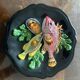 trompe l'oeil plate - Vallauris Majolica - Fish/Seafood -