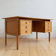 Bureau exécutif en chêne par Arne Vodder de Brouer Møbelfabrik, Danemark, années 1960.