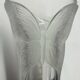 Vase cristal papillon vintage
