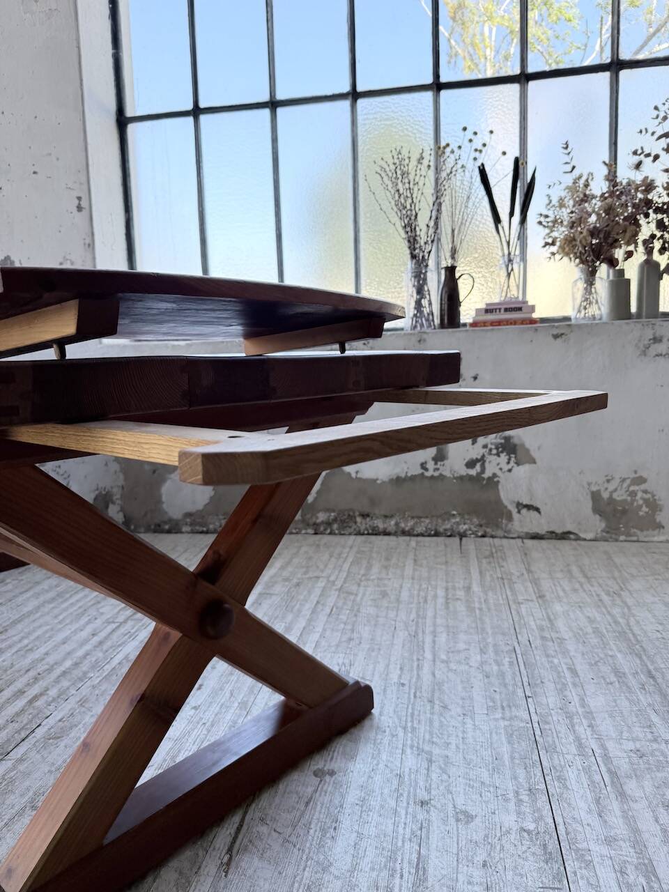 Mountain furniture set with table and 8 chairs Malmvall.