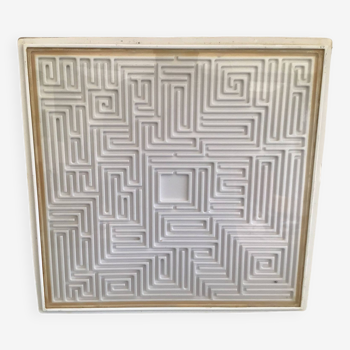 Labyrinthe design Alan Fletcher 1969 amaze cinétique