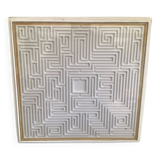 Labyrinthe design Alan Fletcher 1969 amaze cinétique