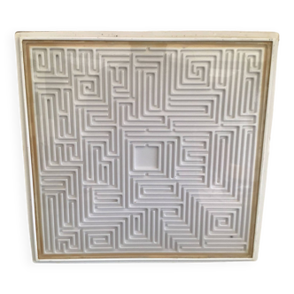 Maze design Alan Fletcher 1969 kinetic amaze