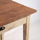 Antique white solid wood table (c.1920) #8