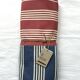 Nappe, patchwork vert/rose/bleu