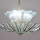 Art Deco pendant light Murano glass by Barovier, 1950
