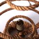 Rope lantern lamp, 50s/60s