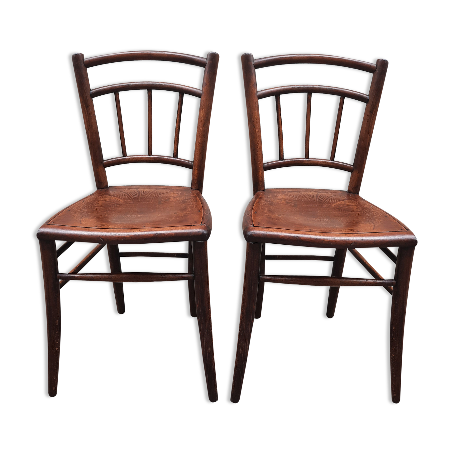 Pair of bistro chairs