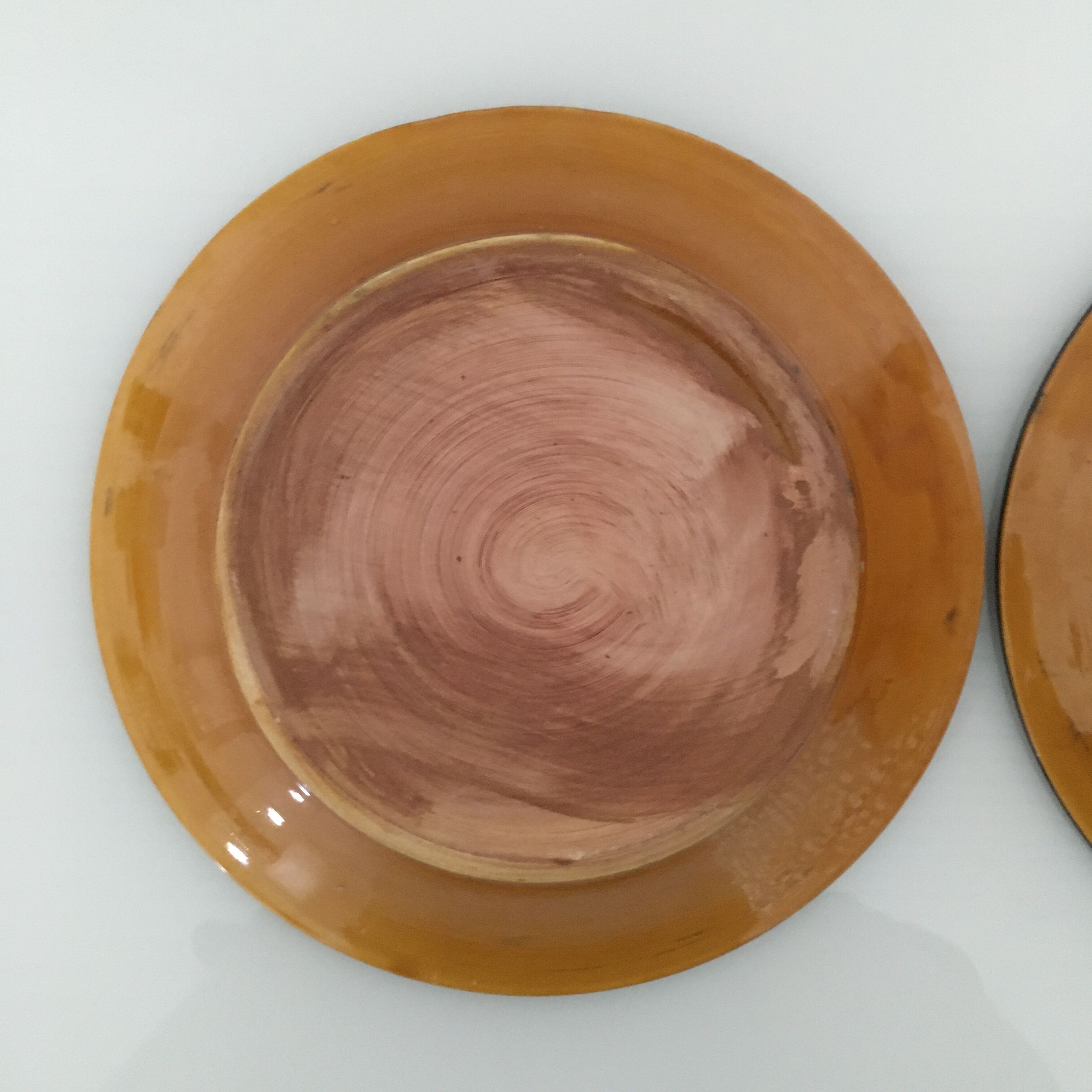Set of 2 Moroccan deep plates.