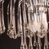 Lady Isabelle Murano Chandelier White Drops, 1980s