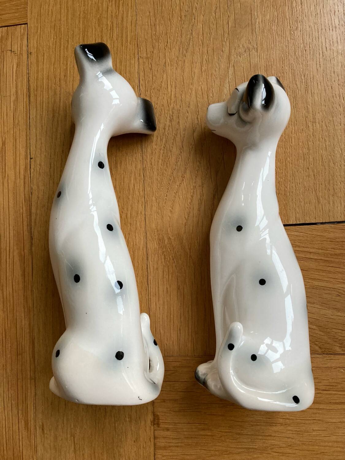 Vintage ceramic Dalmatian dogs